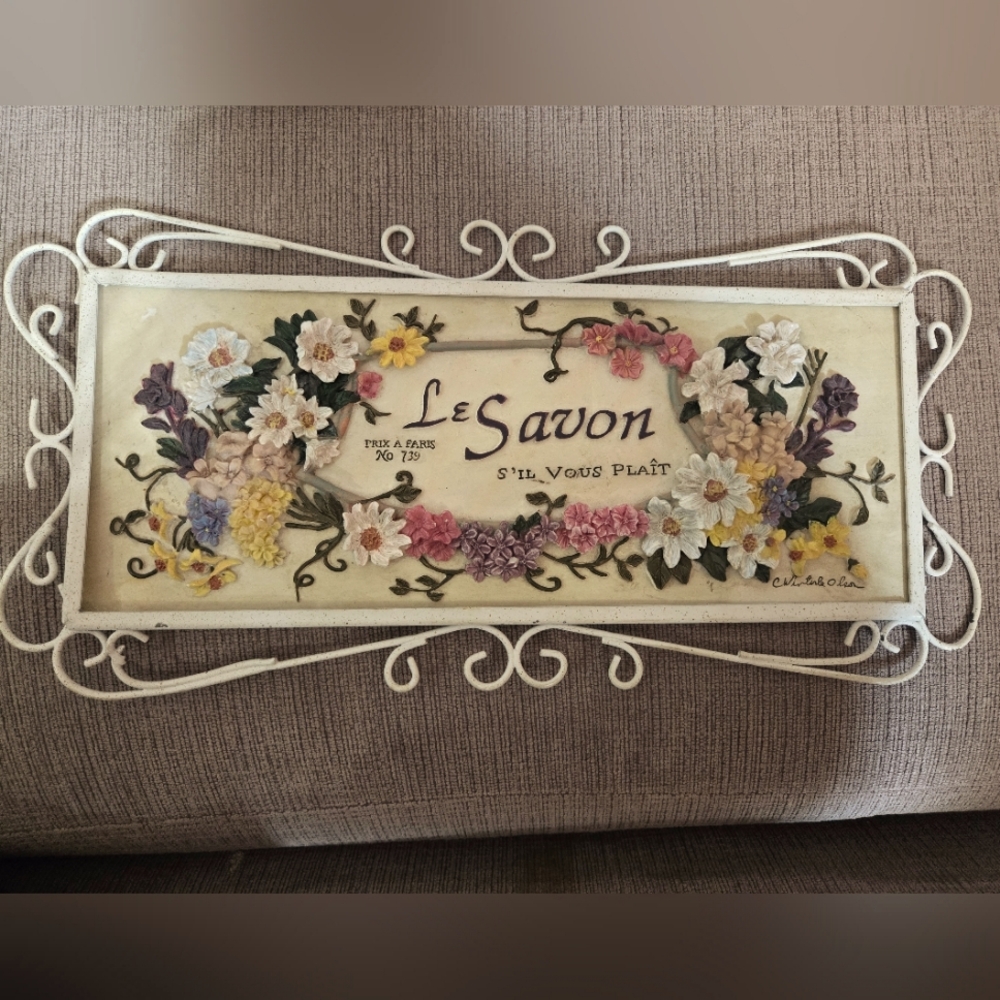 🌼 Savon French soap sign
